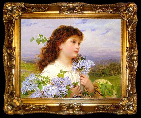 framed  Sophie Gengembre Anderson The Time Of The Lilacs, ta009-2